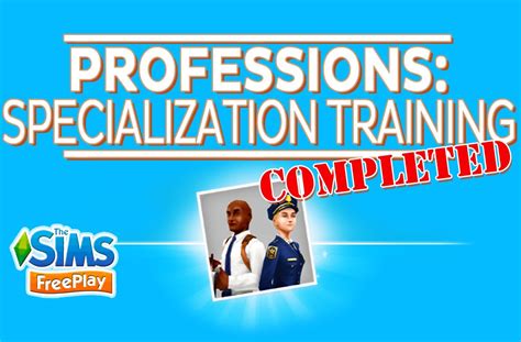 professions specialization training görevi